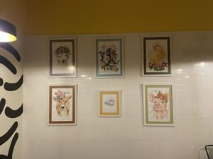 drawings done by the artsy chef   at Britches Puebla in Puebla