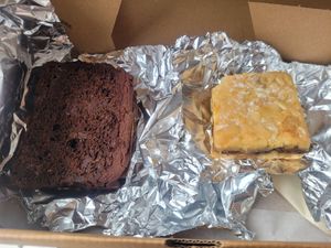 Chocolate Orange Loaf and Mince Pie Bakewell (Takeaway) at The Jester's Tower in Conwy