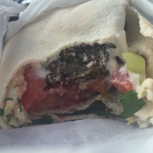 falafel wrap  at Fresh Bites in Tampa