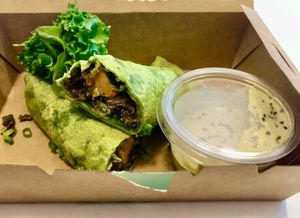 Chorizo wrap  at Kreate Vegan Fusion in Dubai