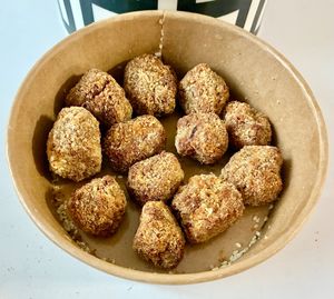 Tofu popcorn  at Kreate Vegan Fusion in Dubai