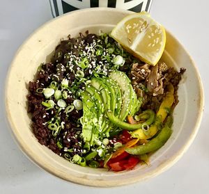 Mexican Korean bulgogi bowl at Kreate Vegan Fusion in Dubai