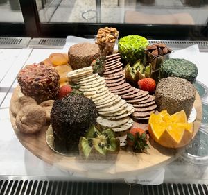 The platter  at SOUL Vegan Cheese in Dubai