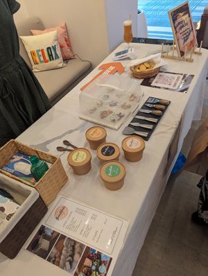 Market stall - Not Just For Vegans Market at Grawtitude in Dubai