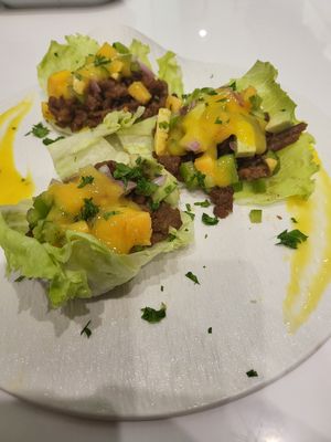 Vegan snack at Plantoholic in Dubai