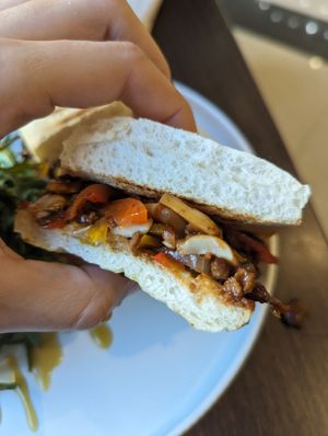 Philly cheese steak at Plantoholic in Dubai