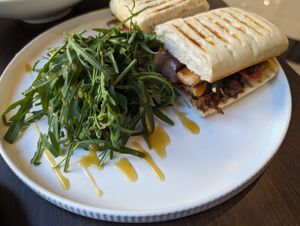 Philly cheese steak at Plantoholic in Dubai