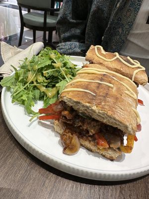 Philly sandwich 🥪   at Plantoholic in Dubai