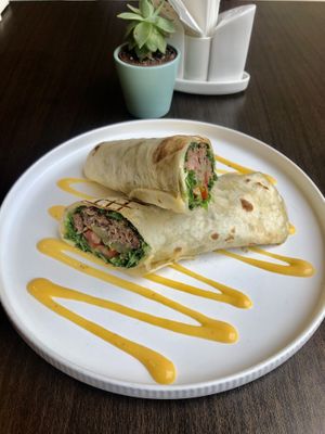 Cheesy kebab  at Plantoholic in Dubai