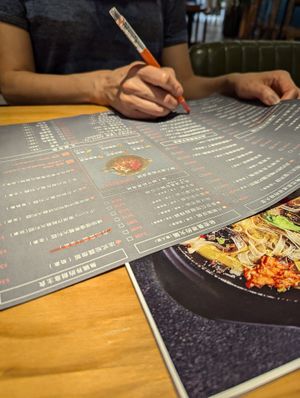 Ordering at Verdure Restaurant in Kaohsiung