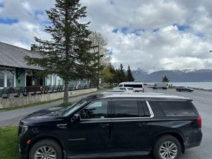 Restaurant on the left. at Zudy's Cafe in Seward