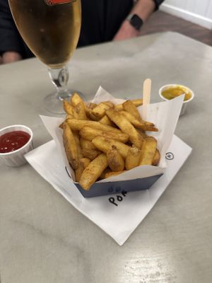 Fries  at Frites Atelier in Brussels