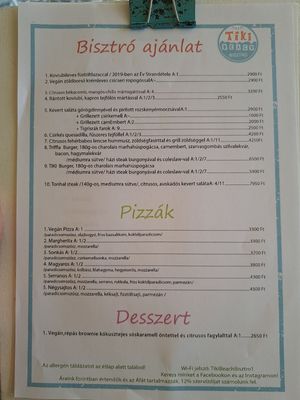  at Tiki Beach Bisztró in Zamardi