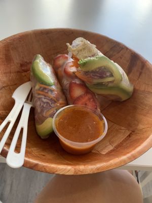 These were so filling and delicious  at Zen Press Juice in Alexandria