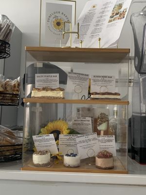 Vegan desserts  at Zen Press Juice in Alexandria