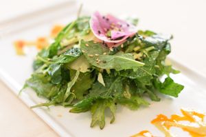 Farm fresh salads at Hawkeye Bar & Grill in Cooperstown