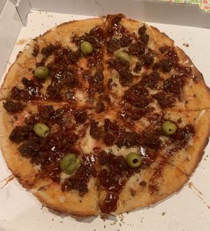 Barbacoa veggie m  at Pizzeria Navia in Navia