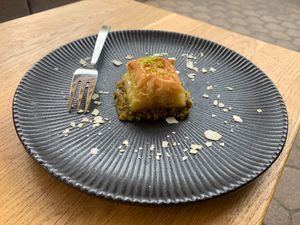 Baklava at Mango Indian Restaurant in Heidelberg