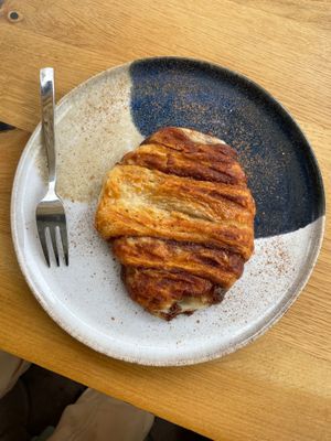 Cinnamon bread/pastry at Mango Indian Restaurant in Heidelberg