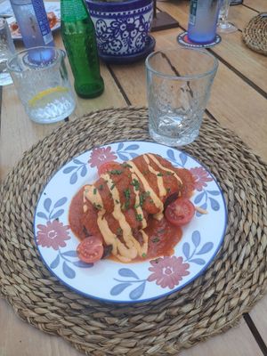 Vegetable Lasagna at Restaurante Chicos del Mar in Mallorca