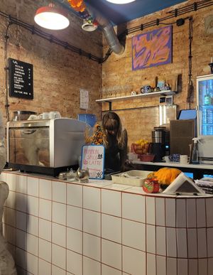 Inside at bar mir in Warsaw