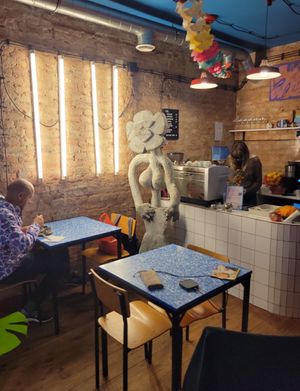 Inside at bar mir in Warsaw