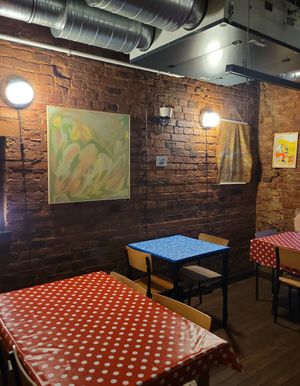 Inside at bar mir in Warsaw