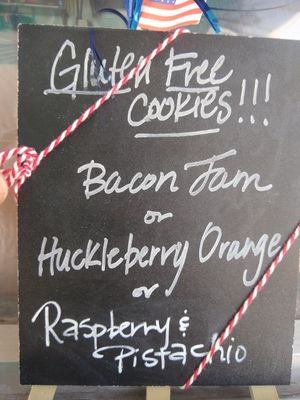 Gluten Free desert options. They contain egg for now while the owner experiments with aquafaba. at Local Yokel in Sandpoint