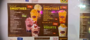 Fruit smoothies! Mango at BAMBU in Las Vegas