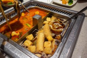 Yum!  at Haidilao Hot Pot - Century City in Los Angeles