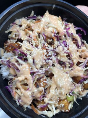 vegan BBQ Korean Bowl  at Phoenix Mobile Grill in Waukesha