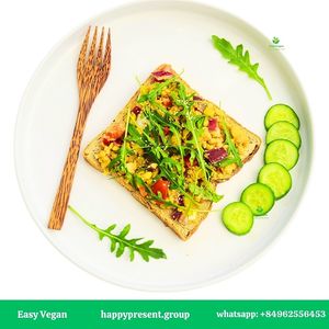 SERENITY SEED 
Sandwich, Organic Chickpeas, Vegan Mayonnaise, Bell Peppers, Onions, Other Local Seasonal Vegetables & Herbs, Spices. at Easy Vegan in Hoi An