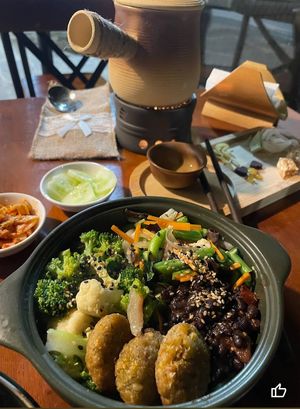 Elemental -best rice in the world - farafel  at Easy Vegan in Hoi An