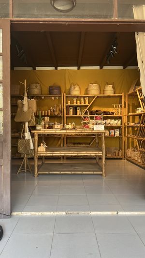The gift shop with handmade items.  at Easy Vegan in Hoi An