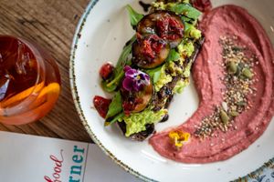 Vegan avocado toast  at Art Food Corner Forum in Funchal