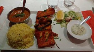 Tofu and vegetables at Thali in Gothenburg