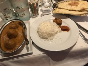 Delicious vegan indian food at Thali in Gothenburg