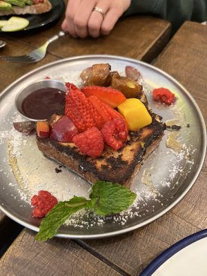 French toast  at Nonna's Brunch in Barcelona