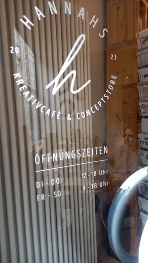  at Hannahs Kreativcafé & Conceptstore in Trier