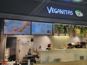 Bottom level of the train station at Veganitas in Luzern