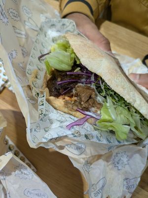 Boss Döner (really good) at Veganitas in Luzern