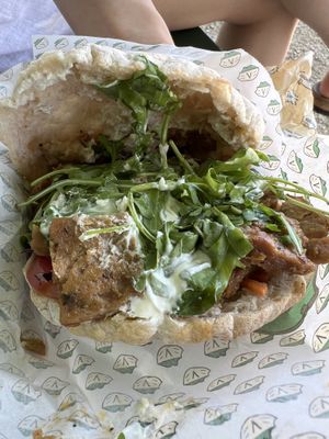 The Award Seitan sandwich  at Veganitas in Luzern