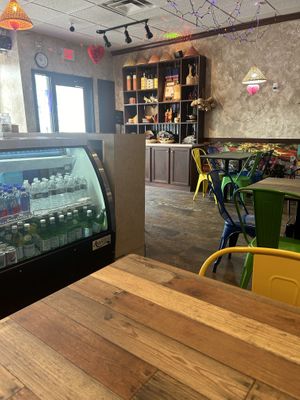 More seating and merchandise   at Kacha Thai Market in Royal Oak