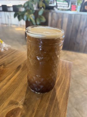 nitro cold brew   at Old Barn Market Bakery in Binghamton