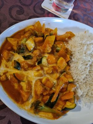 Vegetable Malaj Curry at Grüne Oase in Trier