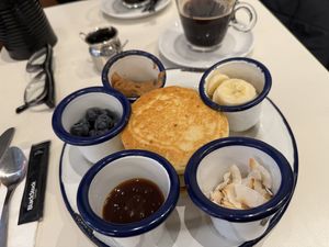 dinner time 🥞 #Veganuary at Madam Pancake in Amsterdam