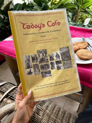   at Today's Cafe in Samosir