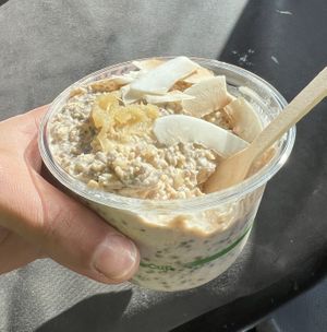 Pina Colada (chia pudding) $8  at Wonder Pies in Coburg North