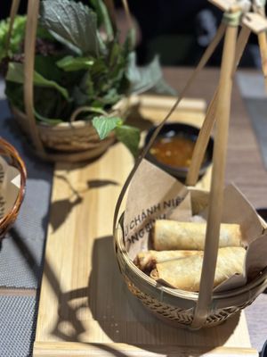 Spring rolls  at Tuệ in Ho Chi Minh City