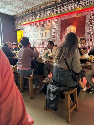 Seatibg  at Cult of Pita in Porto